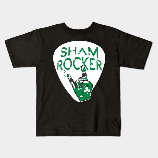 St. Patrick´s Day heavy metal music Musician Gift Outfit Kids T-Shirt by alpmedia